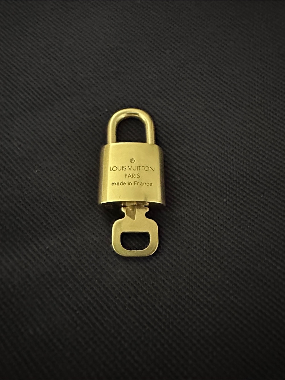 Louis Vuitton Gold Metal Padlock with Key - Picture 2 of 2